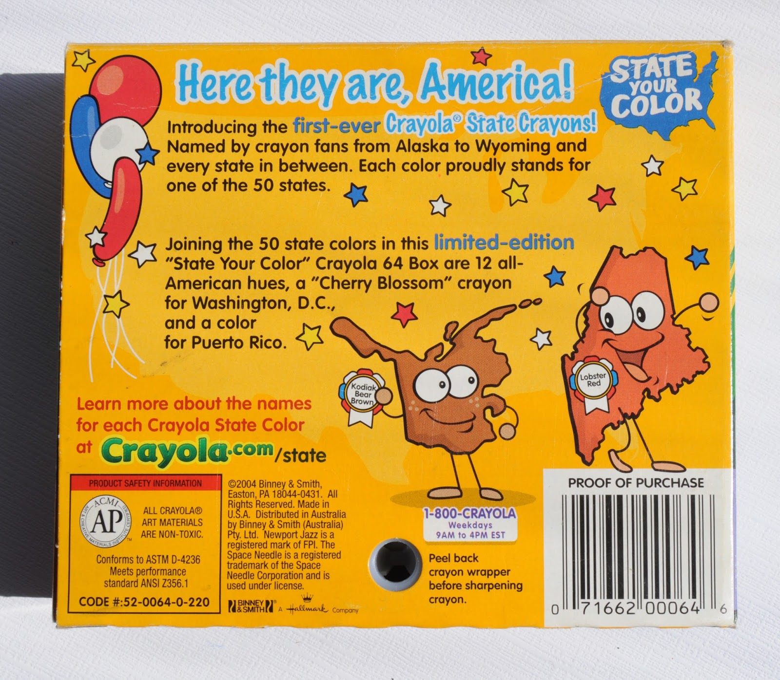 State Crayon Collection What's Inside the Box Jenny's Crayon Collection