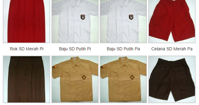Desain Baju Seragam Sekolah TK,PAUD,SD,SMP,SMA,SMK,Muslim,Islam,Panjang