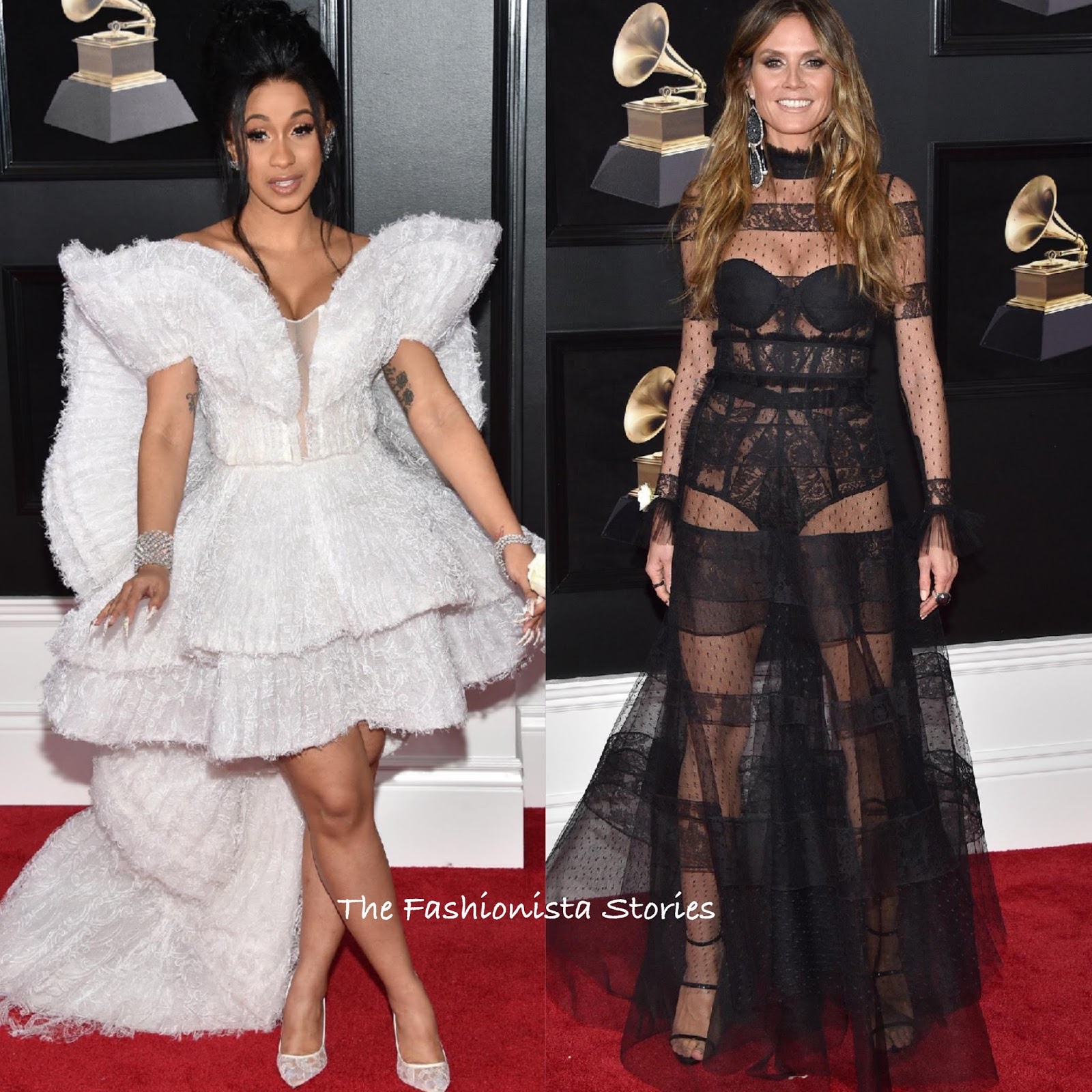 heidi klum grammy dress