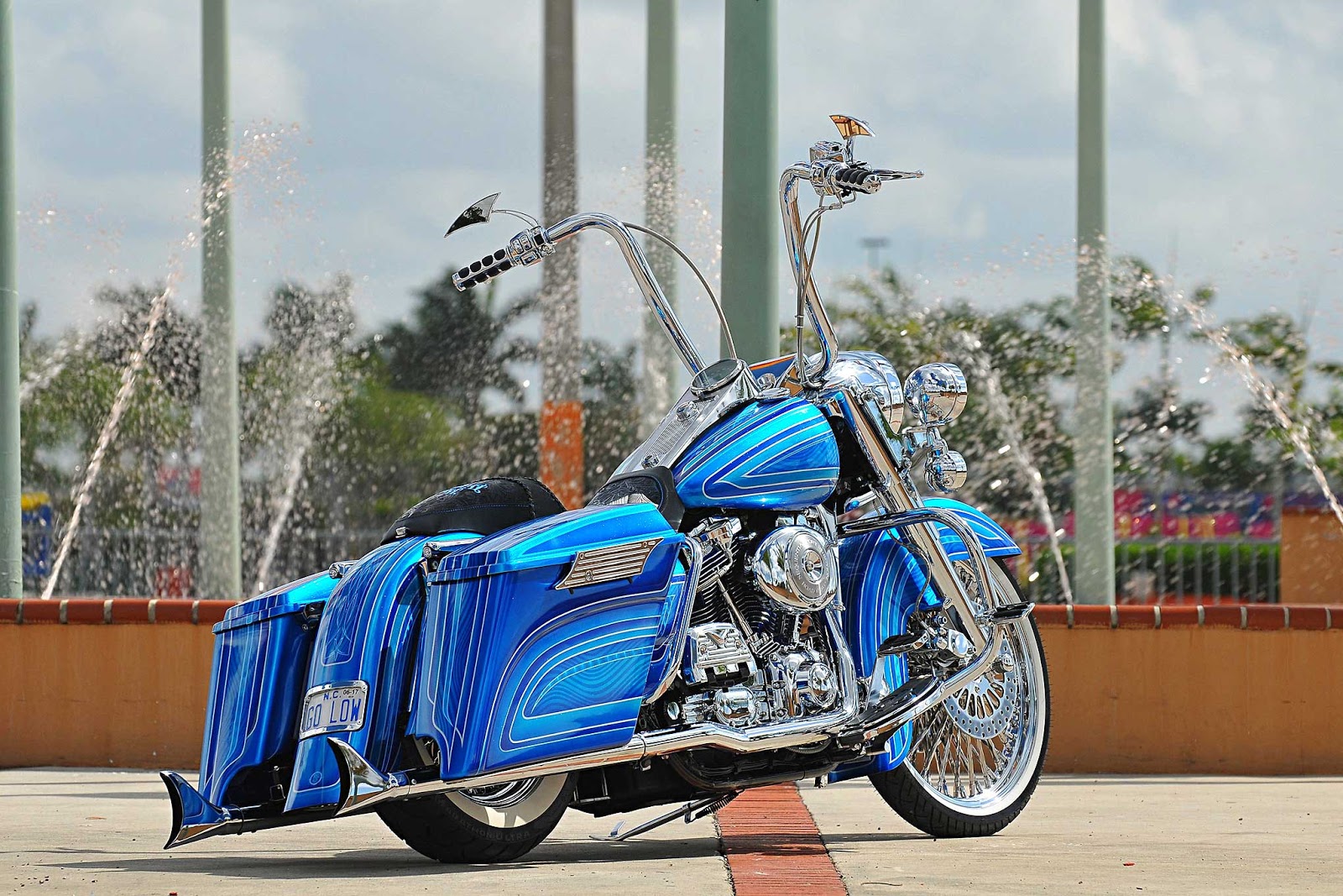 harley road king lowrider
