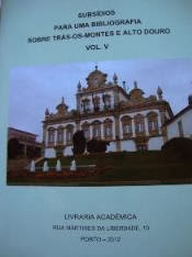 Bibliografia sobre Trás-os-Montes e Alto Douro, Vol. V (Nuno Canavez)