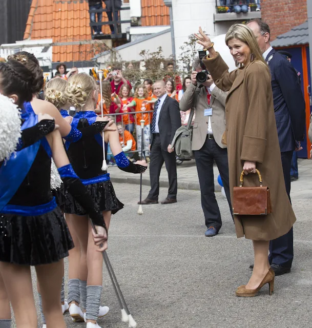 Crown Princess Maxima visited Show Band  in Hoorn