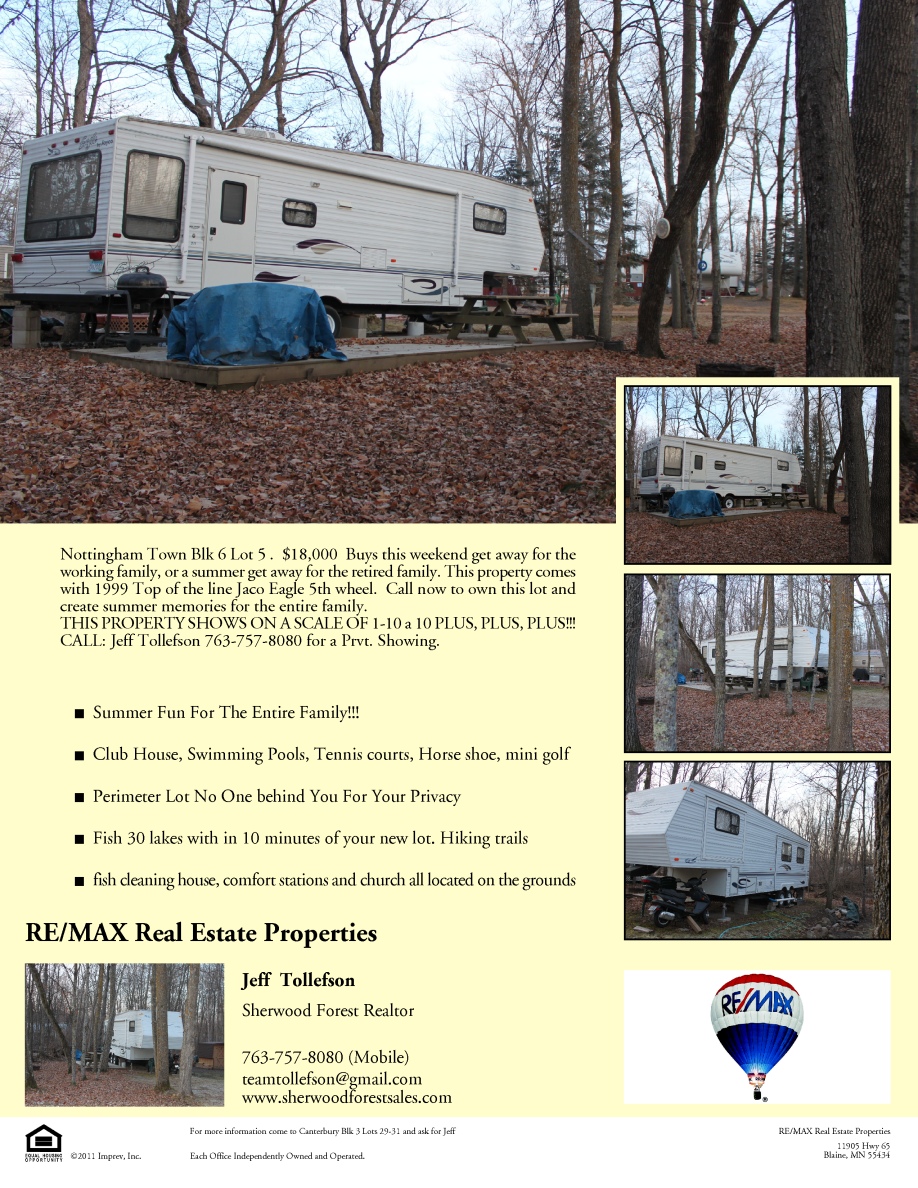 Sherwood Forest A Minnesota RV Park 763.757.8080 Sherwood Forest MN