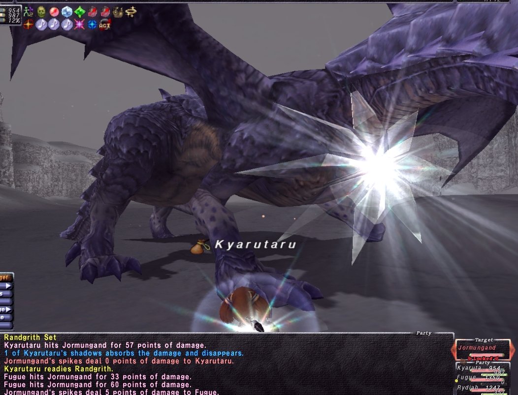 Kyarutaru's FFXI Ramblespot Mjollnir Versus Jormungand