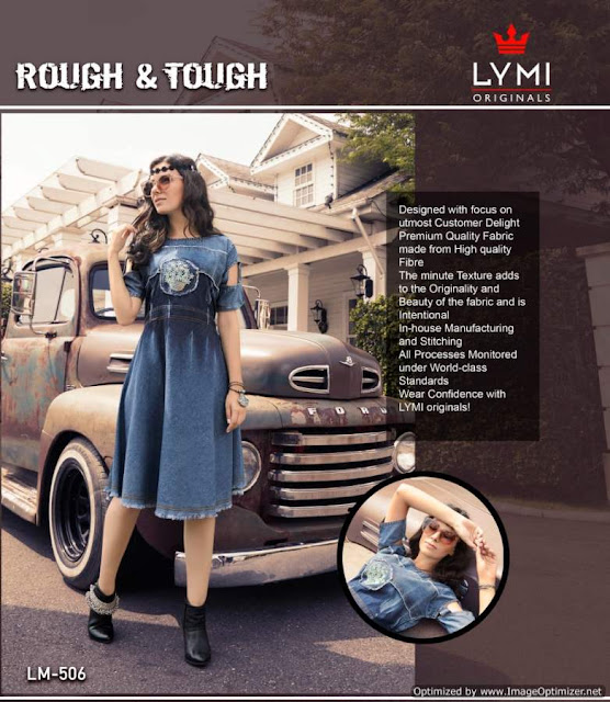 Lymi Rough and Tough Denim Kurtis Dealer. buy 2019 Latest Denim Rough and tough kurtis Twitter, facebook, Amazon, Flipcart, kessi, Instagram