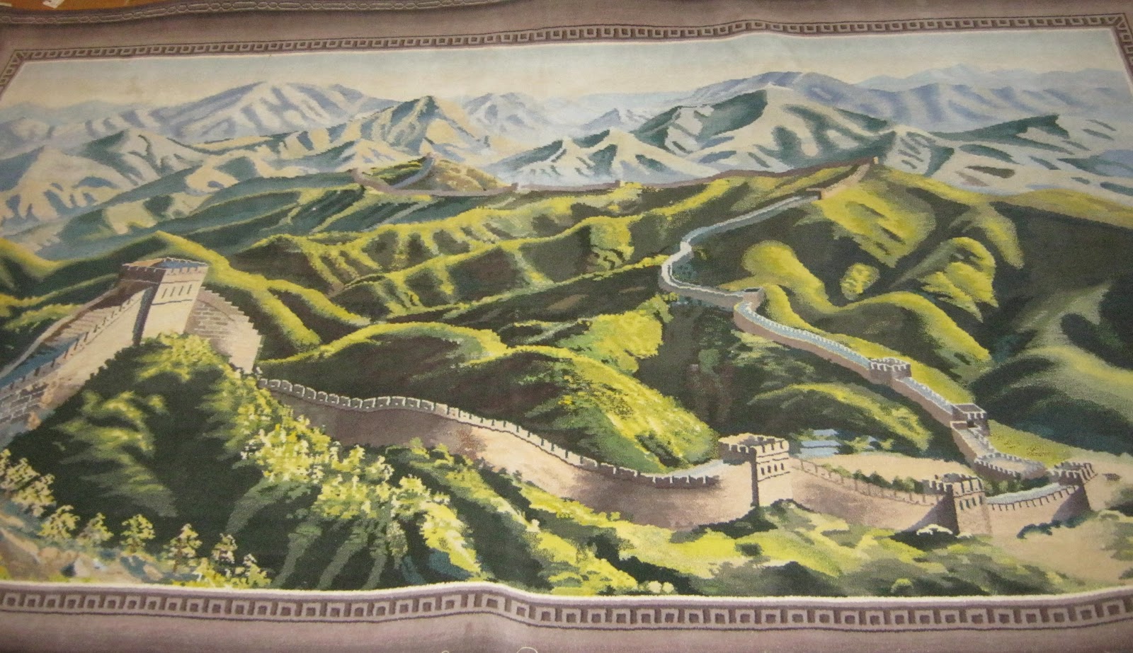 Funk & Gruven A-Z: 'GREAT WALL OF CHINA' TAPESTRY OR AREA RUG