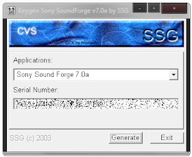 serial de sound forge pro 10.0