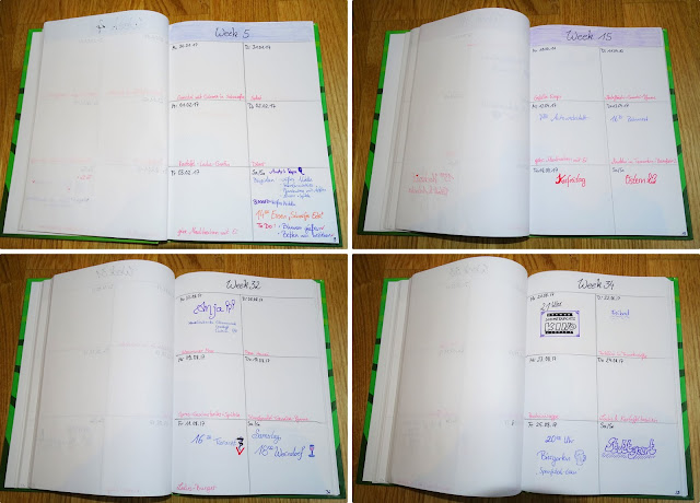 Bullet Journal - Schlichtes Design zu Beginn
