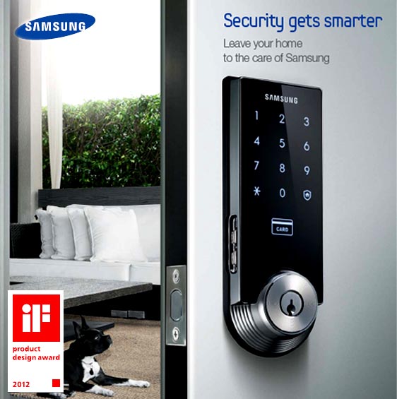 contatdecor projects and news Samsung SHS 3320 RFID Digital Deadbolt