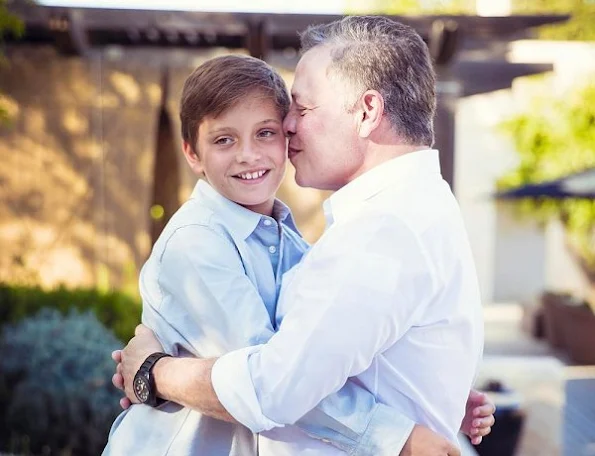 King Abdullah II and his youngest child, Prince Hashem, celebrate their birthdays on January 30. Queen Rania of Jordan