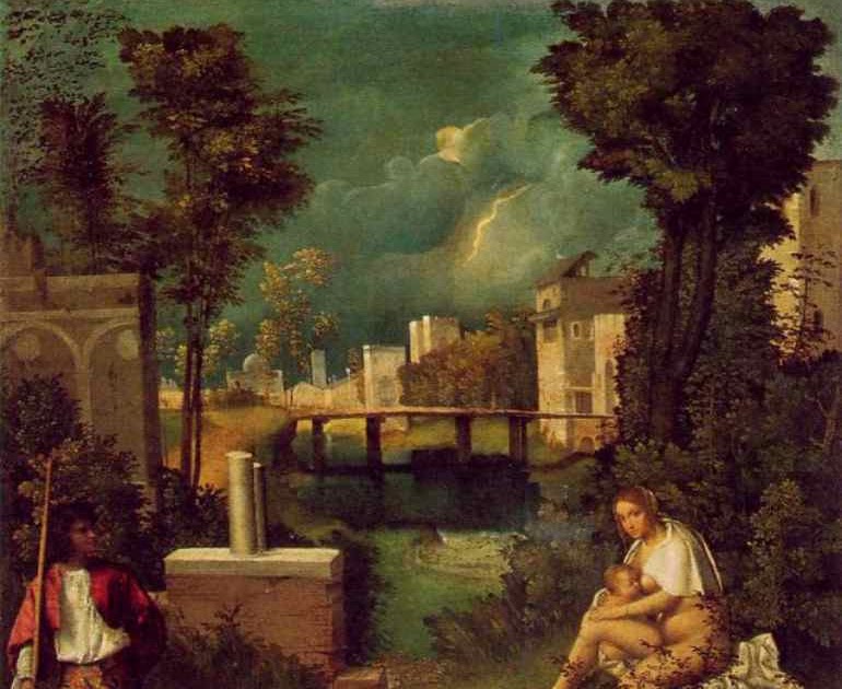 Джорджоне три философа картина