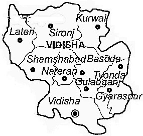vidisha map