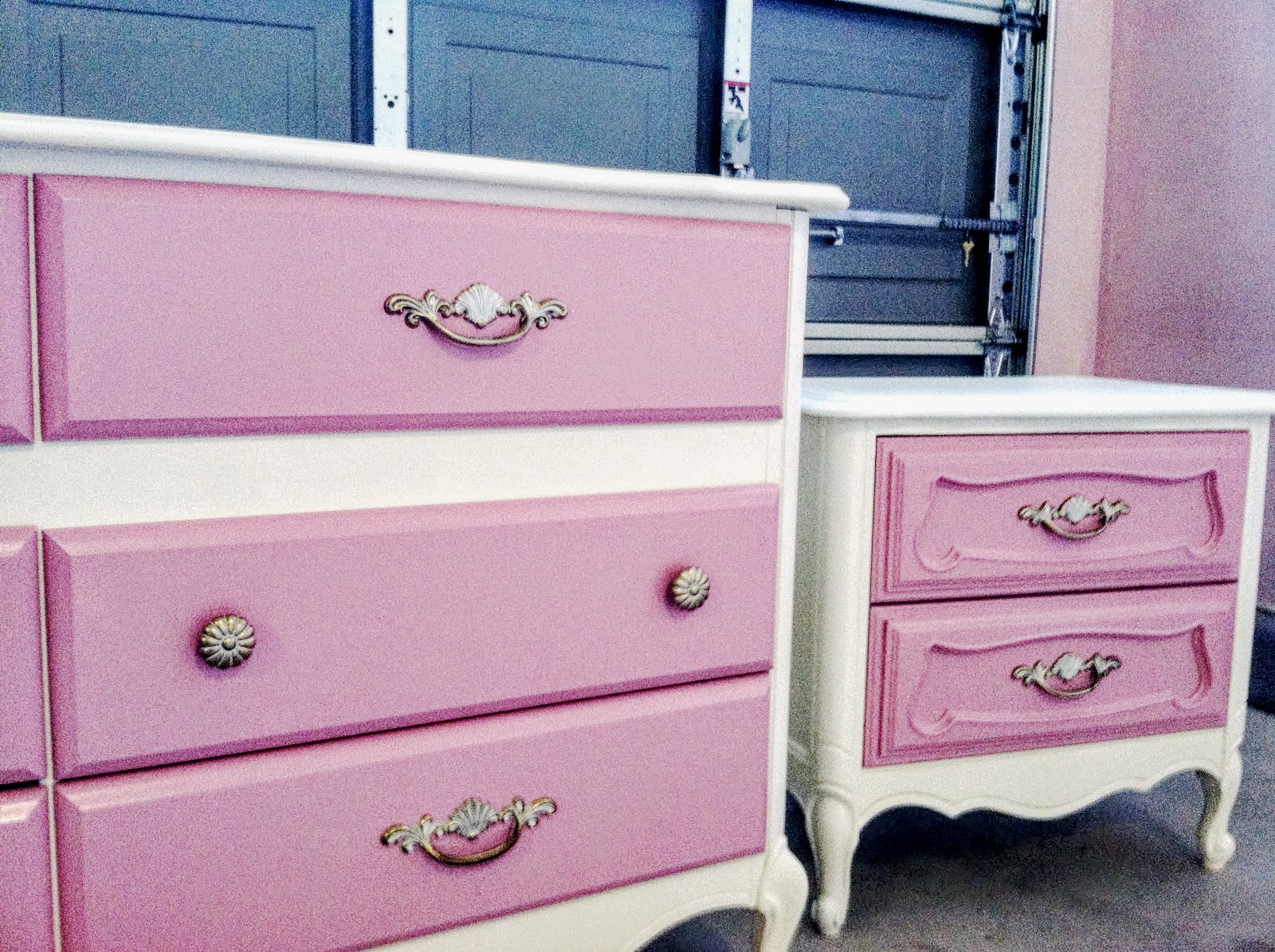 Shabby Redo For You ! Provincial Perfect Pink, Girls Dresser Redo!