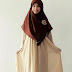 Warna Jilbab Untuk Gamis Coklat Susu