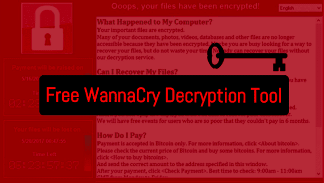 WannaCry Ransomware Decryption Tools Now Available