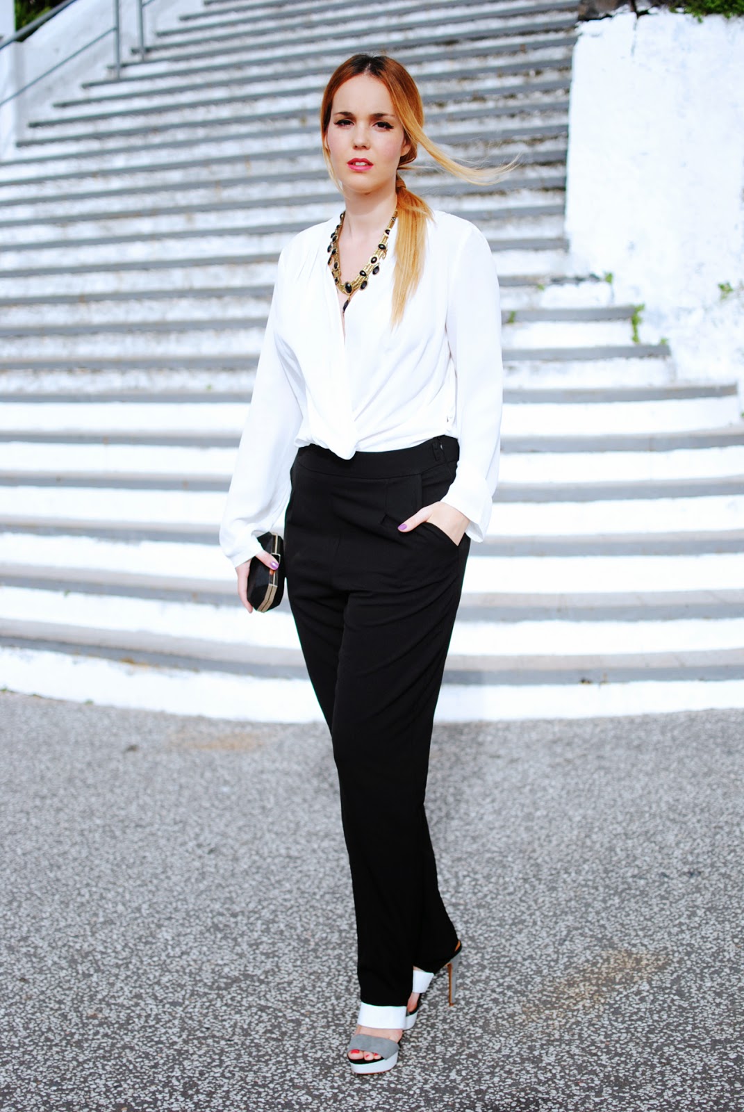 nery hdez, q2, jumpsuit, mono largo, black and white, zara shoes,