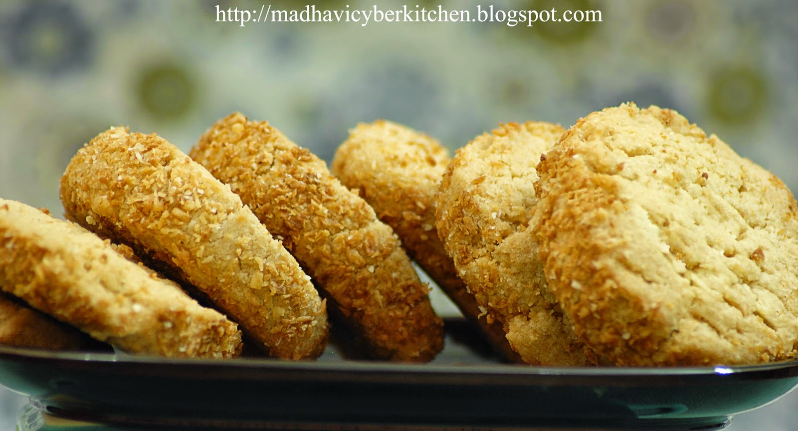 Madhavi's Cyber Kitchen Coconut shortbread cookies