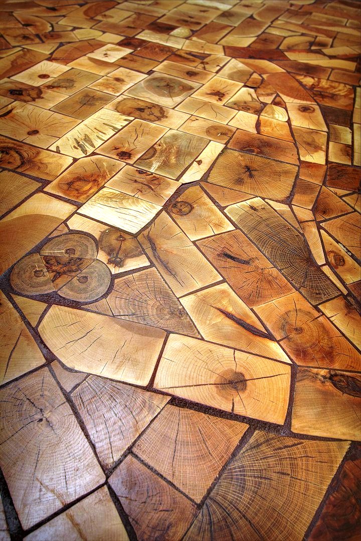 Creative Ideas Unusual Wooden Floor Decor Units