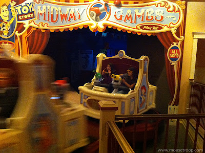 Toy Story Midway Mania Disney California Adventure vehicles ride