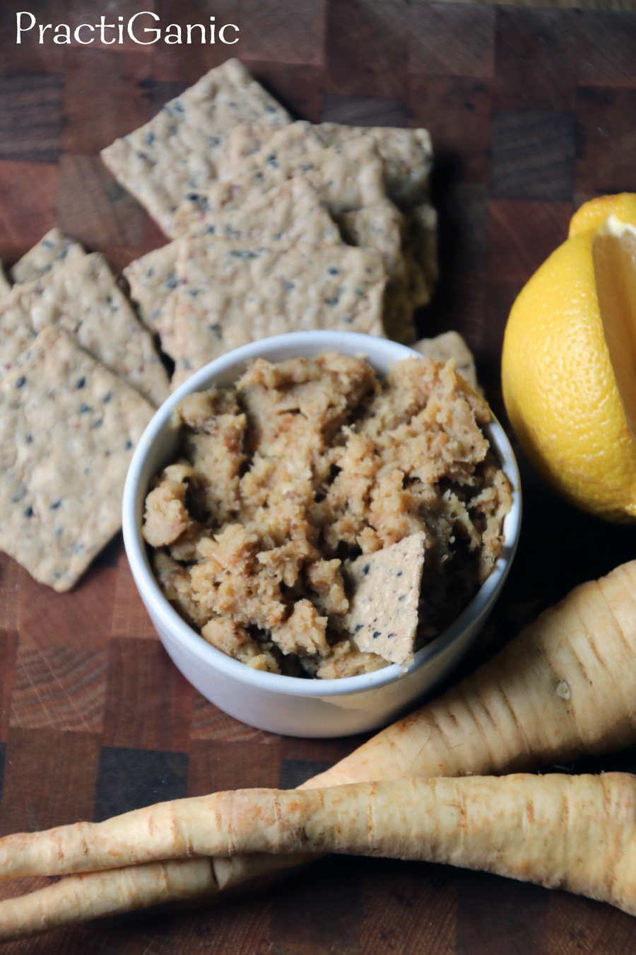 Roasted Parsnip and Horseradish Dip PractiGanic Vegetarian Recipes