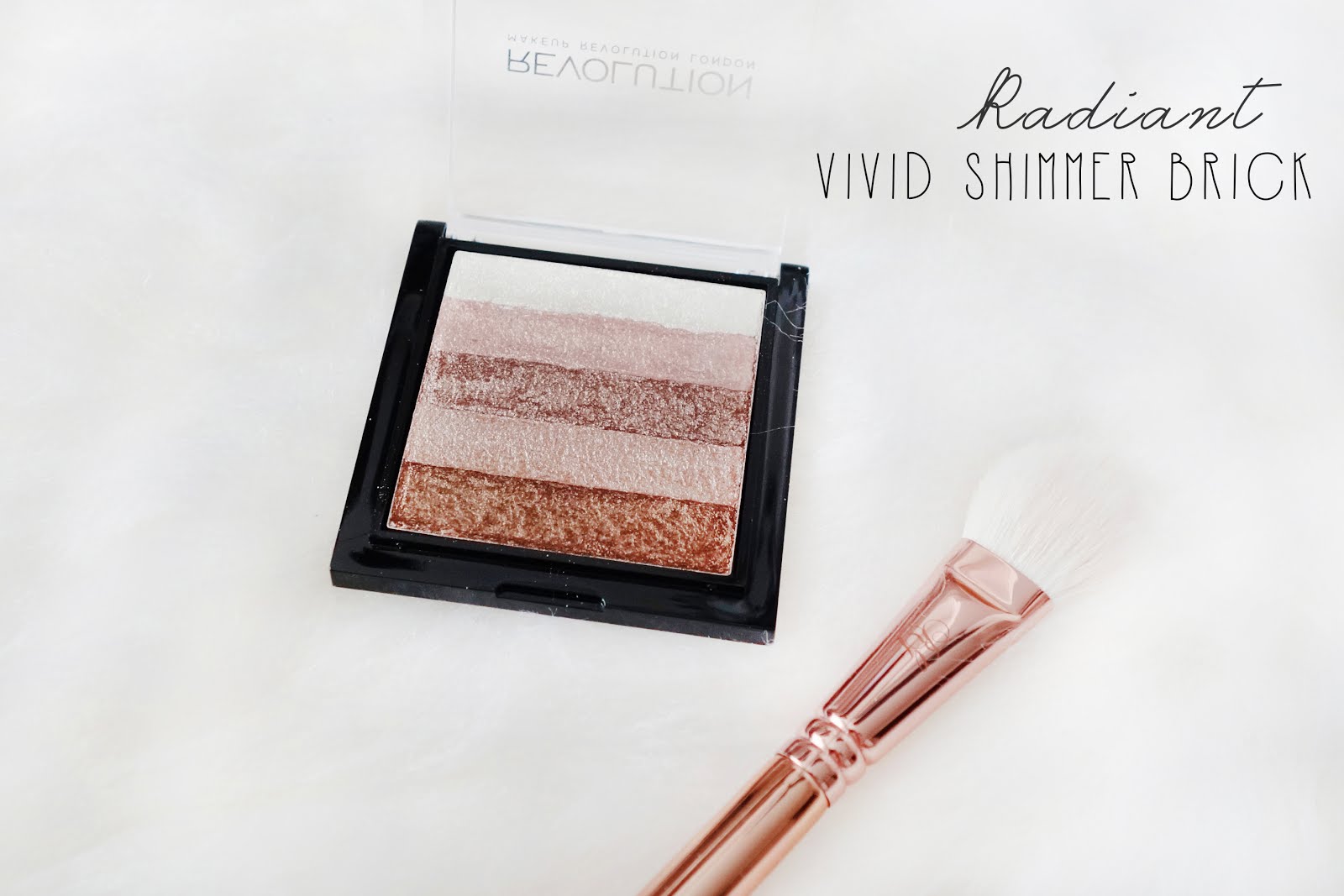Makeup Revolution | Vivid Shimmer Brick in Radiant Review and Swatches
