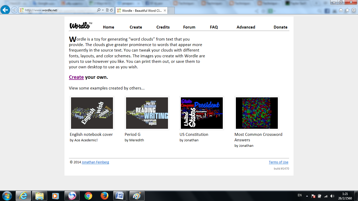 Techniques and Innovation in ELT 2016 Wordle