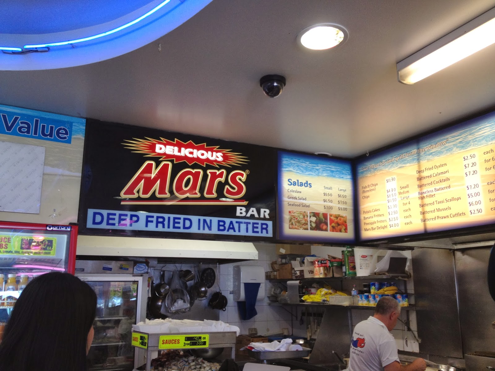 Sweet Lovely Journey The Famous Deep Fried Mars Bar at Bondi Beach