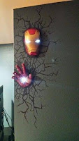 Vinilos de super héroes para decorar la habitación de los niños IRON MAN