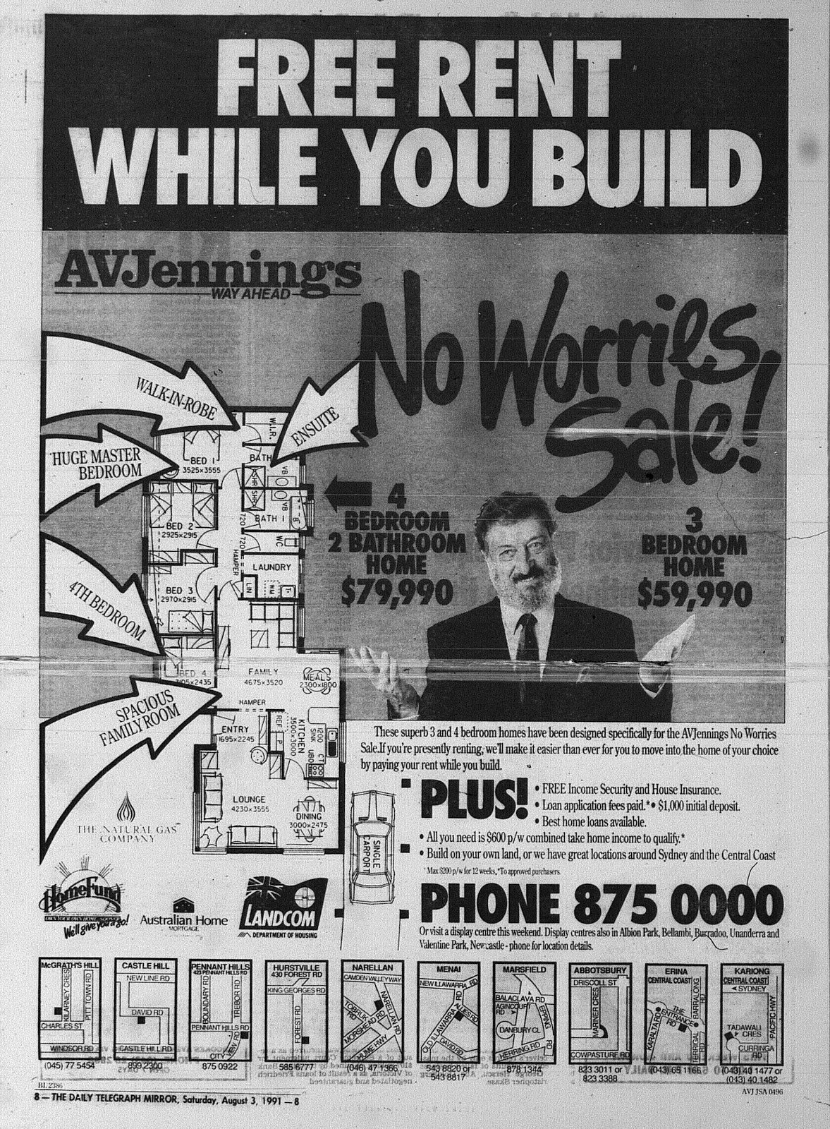 Fab Sydney Flashbacks Property Advert of the Week AVJennings "No