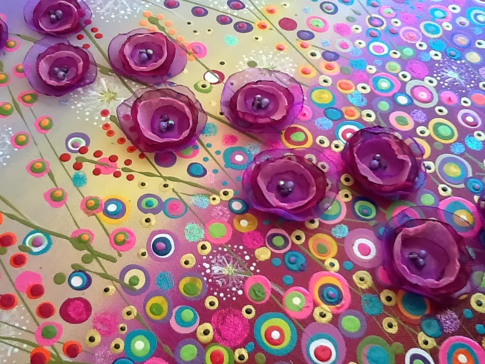 Made-By-Me....Julie Ryder: Flower Meadow Commission Artworks...
