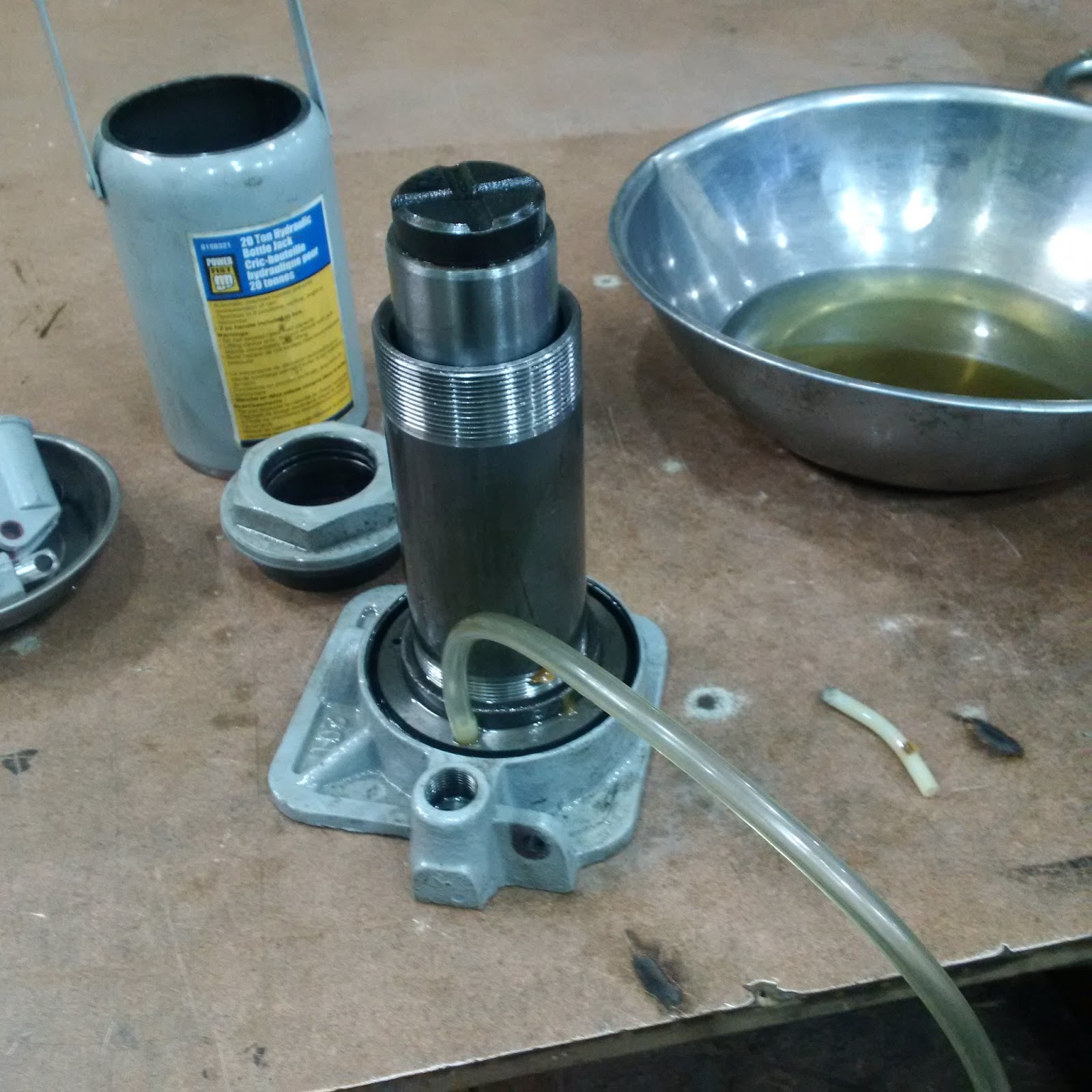 Another Day Another Project DIY 20Ton Shop Press With Upside Down