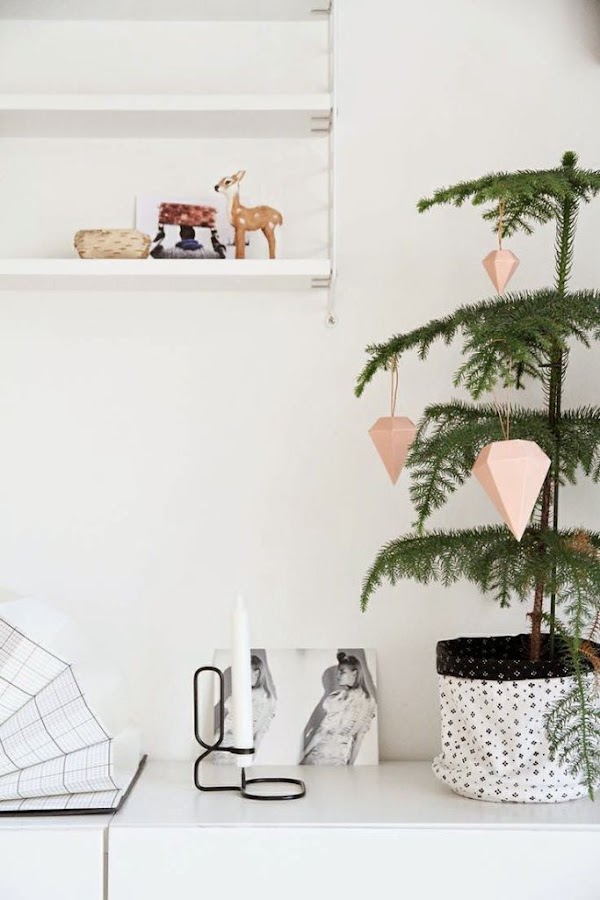 Inspiración para una decoración de Navidad nórdica