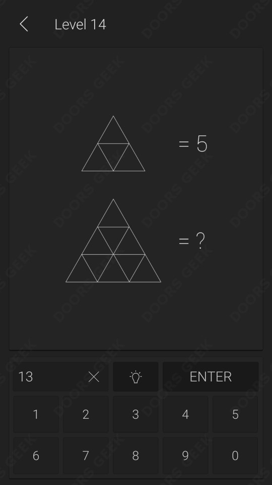 Math Level 14 Solution ~ Doors Geek