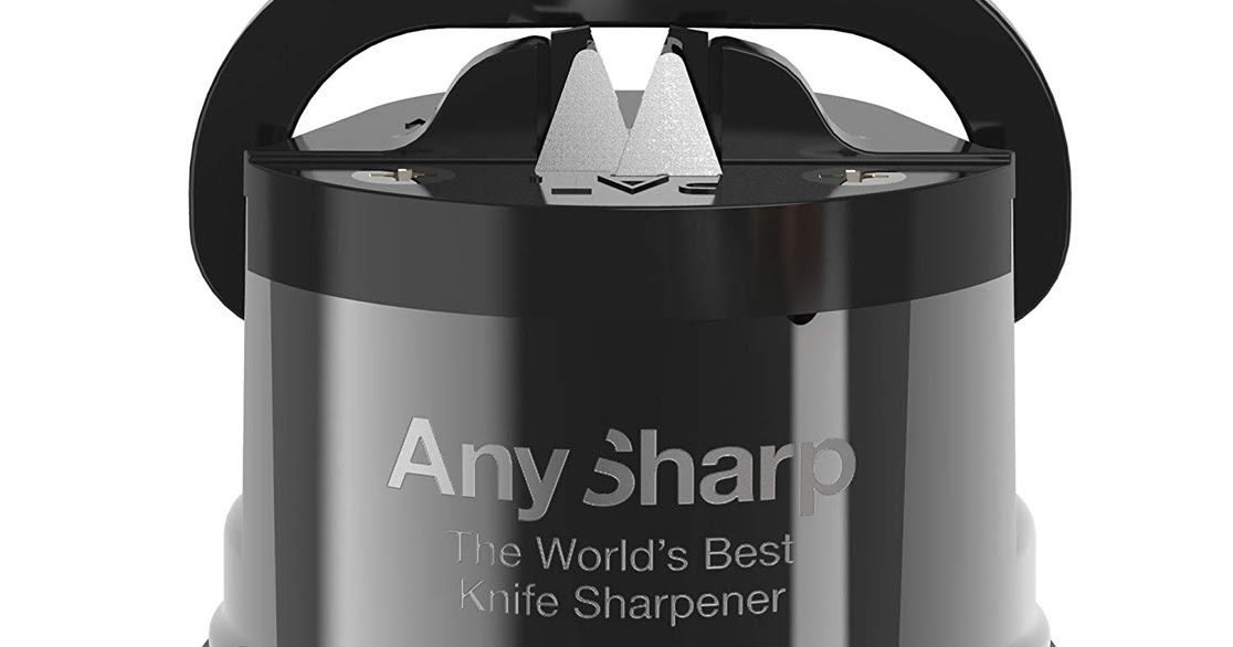 AnySharp Knife Sharpener Review: You'll Love the Available Colors! – Get  Cooking!