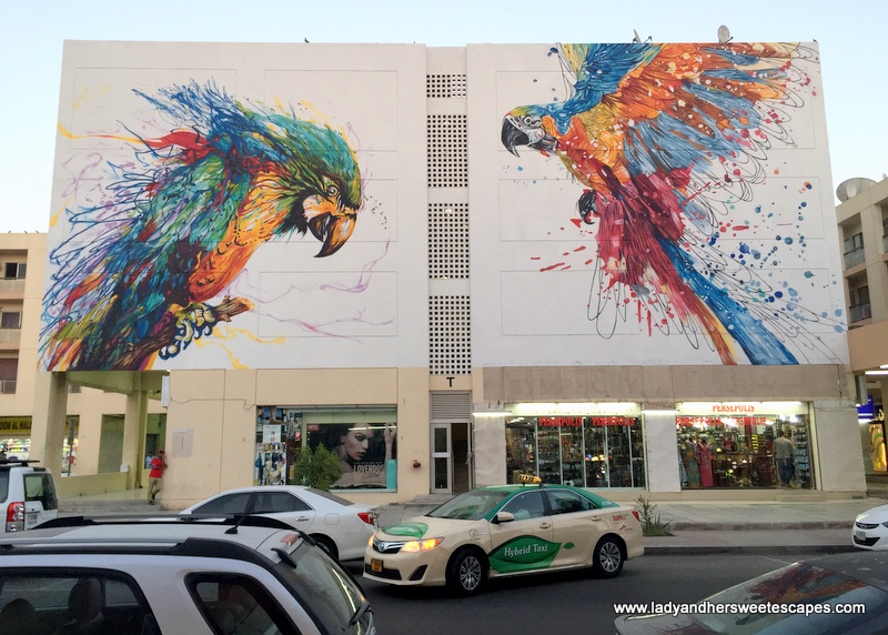 Amazing Street Art in Karama Lady & her Sweet Escapes