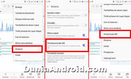 Cara Mengaktifkan Fitur Scan QR Code di Browser Samsung Android - Dunia  Android