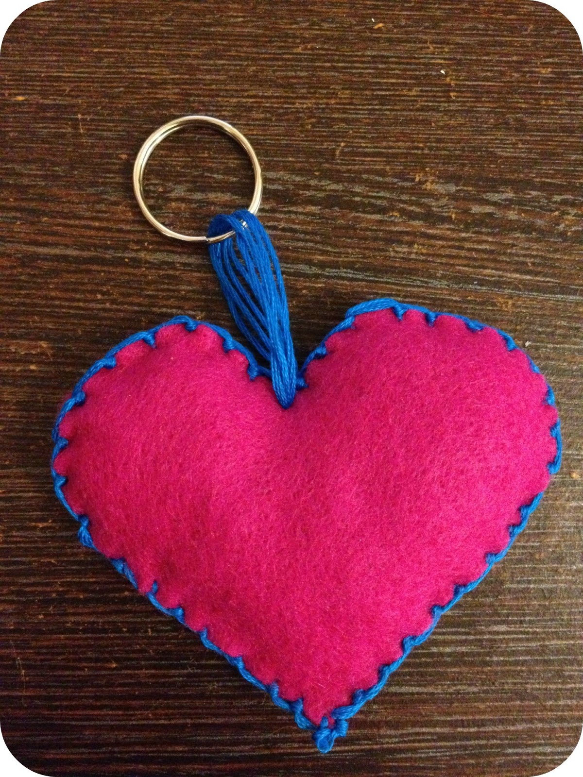 Sayers Style: Valentines Day Series: DIY Heart Keyring