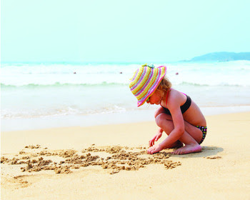 Ασκήσεις γραφής στην άμμο