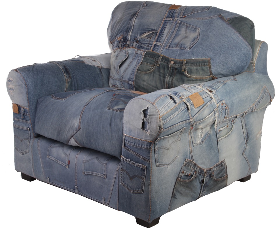 smartgirlstyle Denim Upholstery!