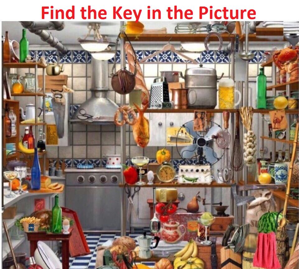 Find the key in the Picture