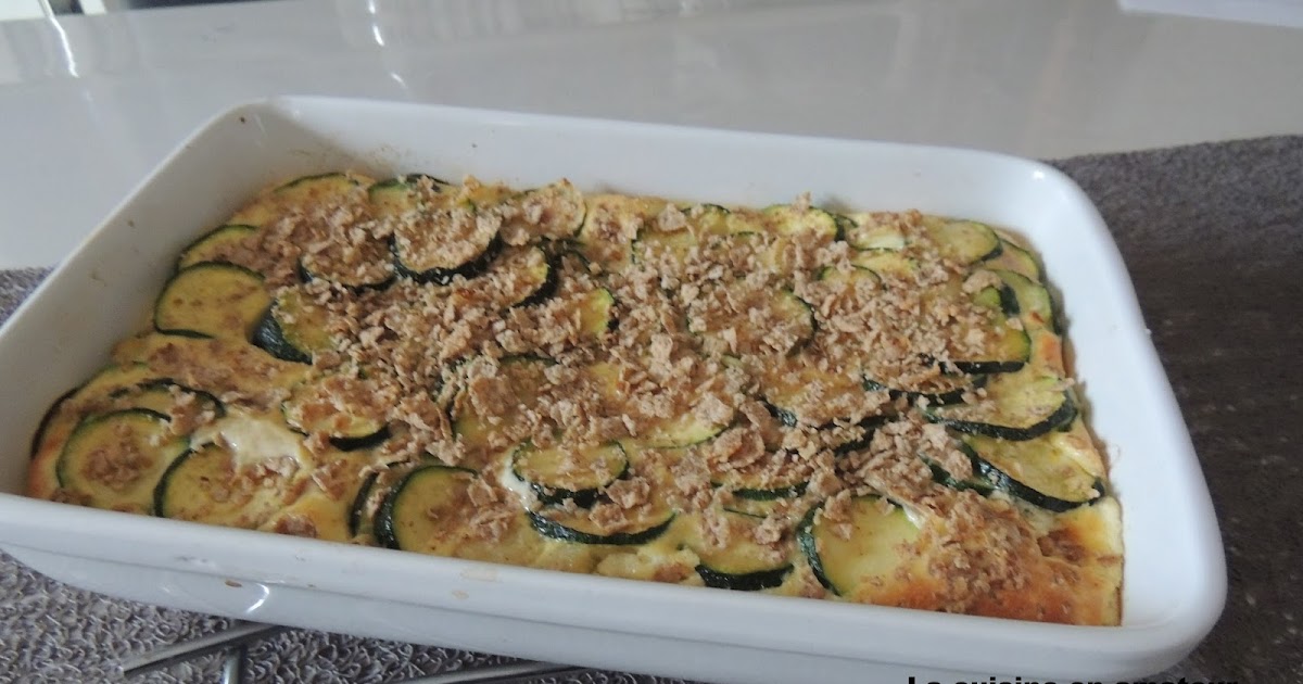 Gratin de courgettes au paprika Alimentation Intelligente