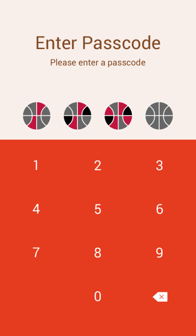 Basketball - Red -