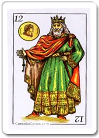 Combinaciones Baraja Española: Rey de Oros - Magia del Tarot