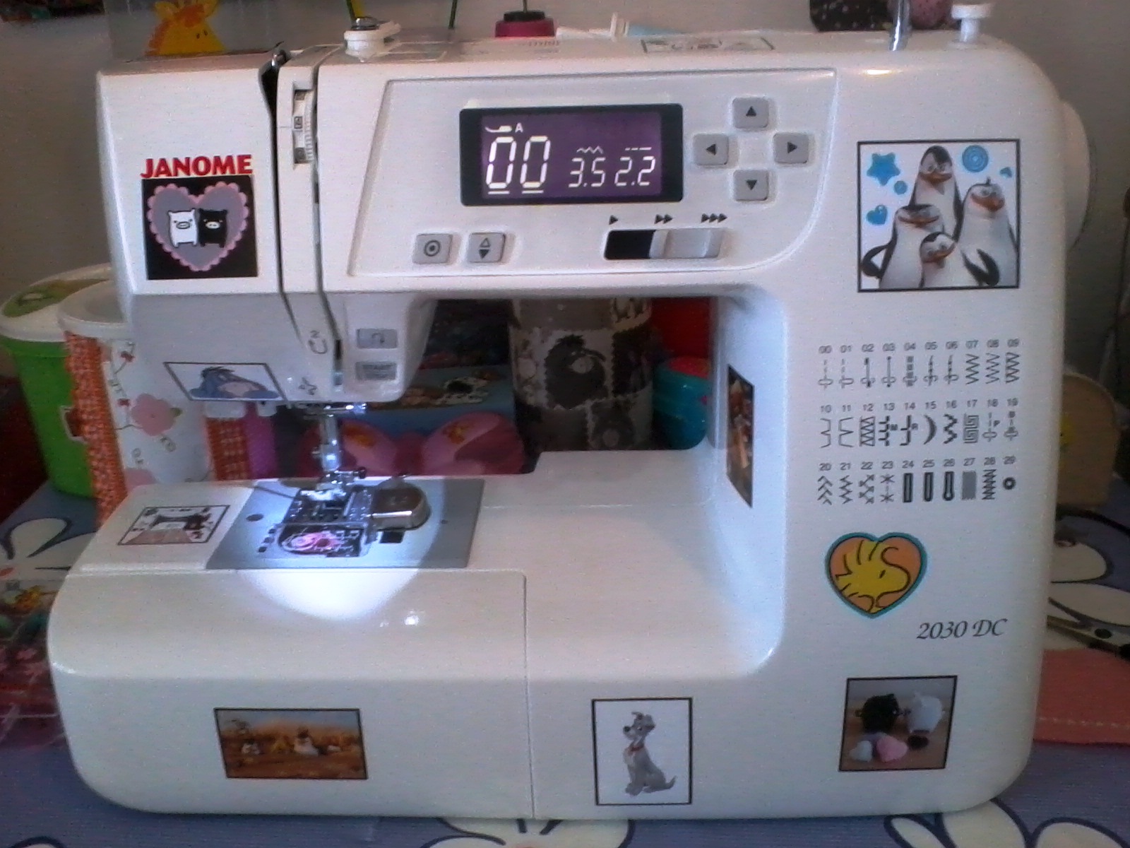 Oceano de Vidro Janome 2030DC primeiras impressões