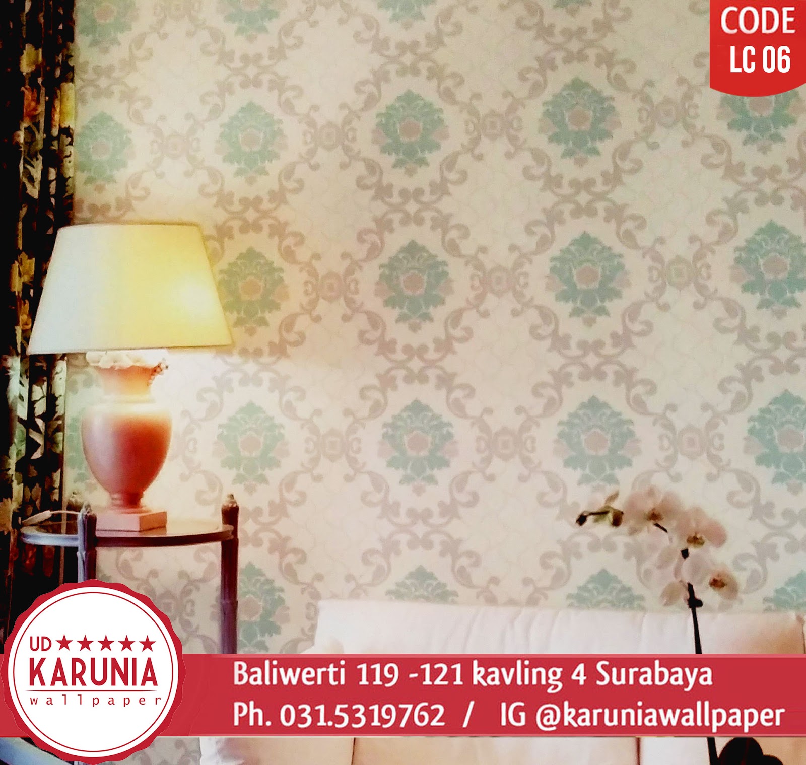 jual wallpaper dinding klasik surabaya