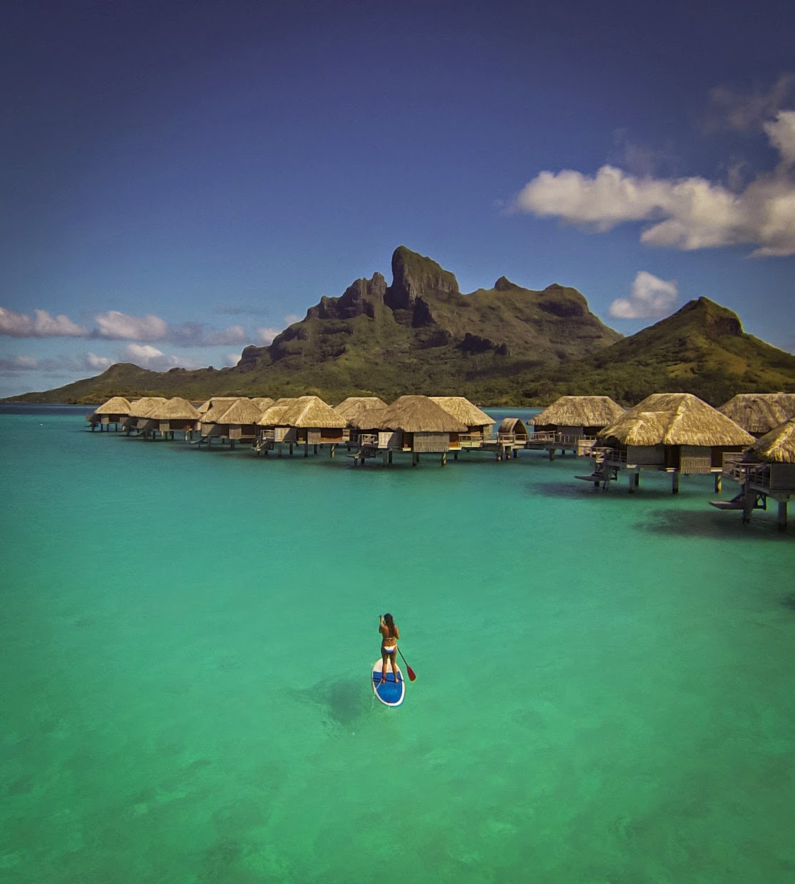 He Flew His Drone Over Bora Bora And Made The Coolest Video Ever.