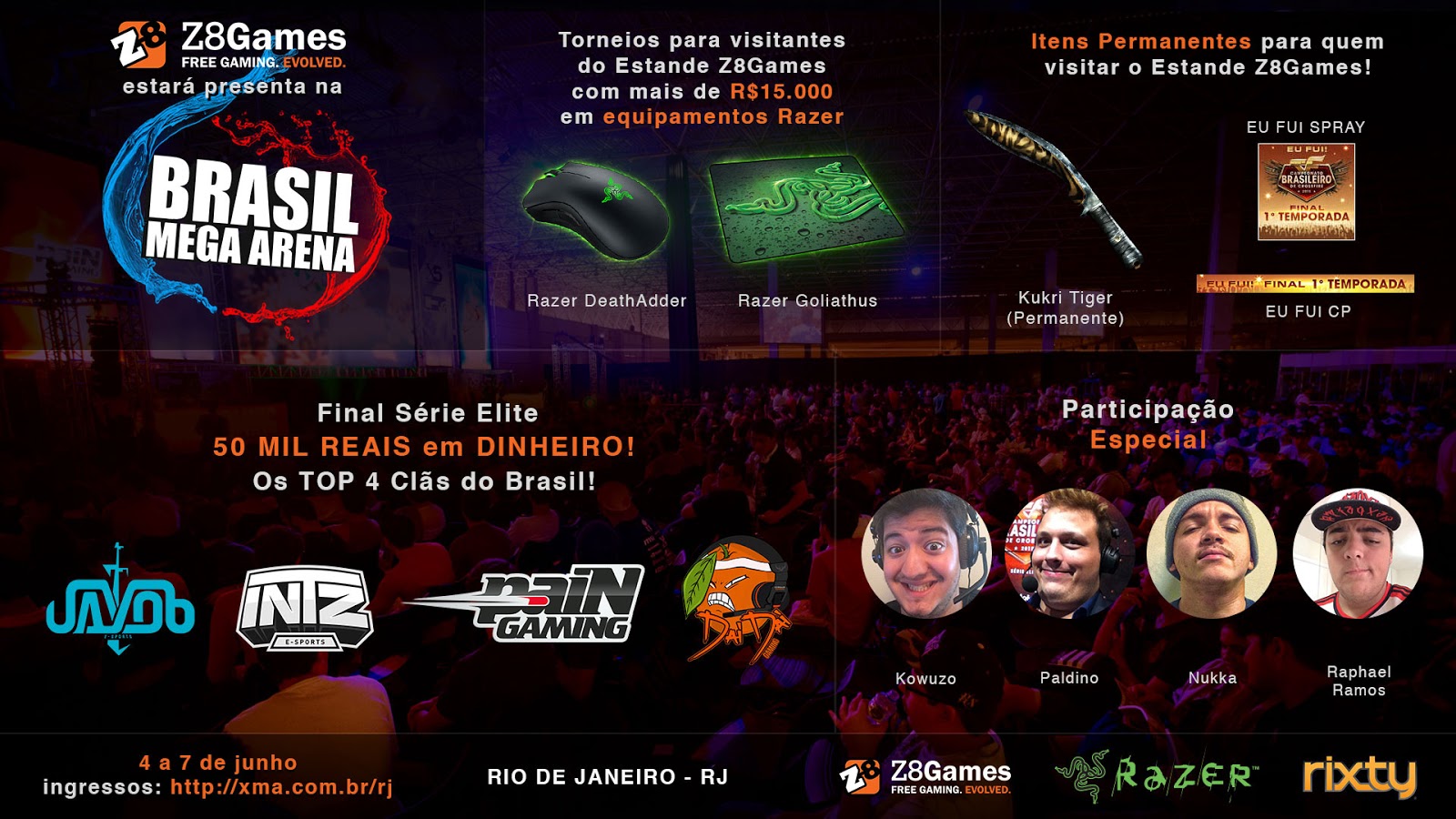 Rixty patrocina primeiro Campeonato Brasileiro de CrossFire e participa ...