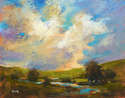 sky paintings painting cloud pastel clouds oil landscape dramatic karen margulis improve ways three 8x10 speaking acrylics artwork