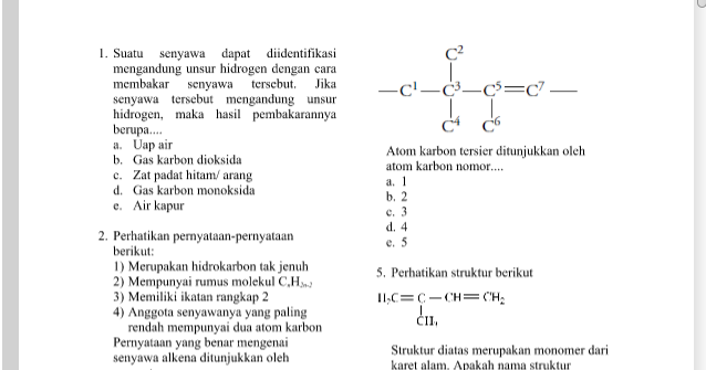 Soalsoal Hidrokarbon dan Minyak Bumi