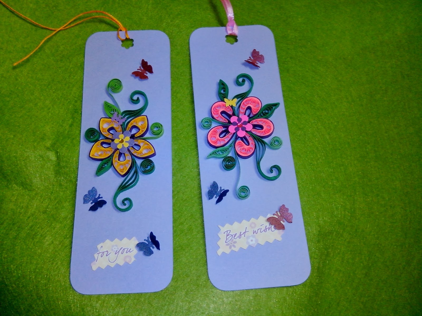 Crafty Diva's QUILLING BOOKMARK